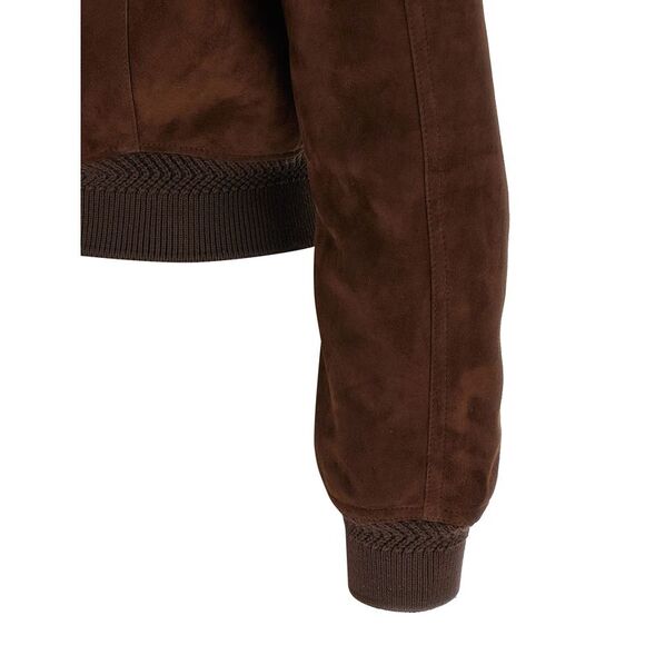 Tom Ford Women's Suede Bomber Jacket - Picture 4 of 4